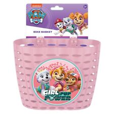 Kinder Fahrradkorb Lenkerkorb Paw Patrol, pink, auch Laufrad, Dreirad, Roller