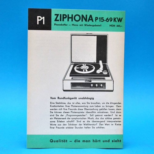 Ziphona kw phonokoffer - 15-69,