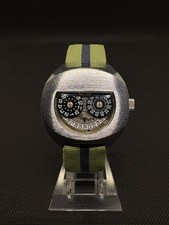 Tenor Dorly Steam Punk Digital Scheibenuhr Jumping Hour TDB 1393