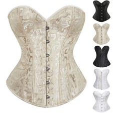 Damen Push Up Spitzen Korsett