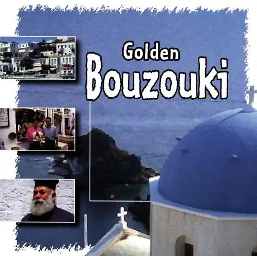 Various golden bouzouki - golden,