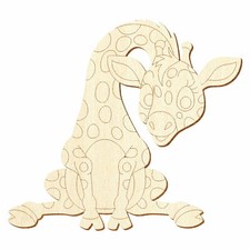 Holz Giraffe V2 - Deko Basteln