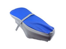 Sitzbezug blau - grau mit Halteriemen AWO Sport - Doppelsitzbank