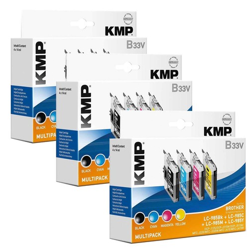 12x kmp patronen für - kmp, brother