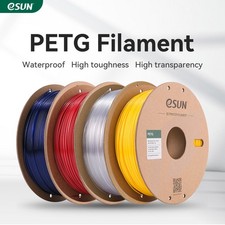 eSun 3D-Drucker PETG Filament 1.75 mm 1 kg Spule Hohe Zähigkeit Multi Color