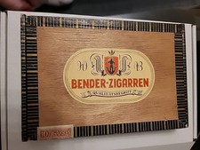 Zigarren Holzschachtel Bender