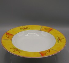 R&B Ritzenhoff und Breker Bozen Blatt gelb Orange Suppenteller 21,6 cm Dm