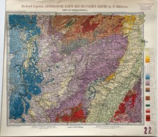Lepsius: Geologische Karte des