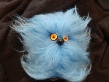 Troll Puppe - Blau - 60s - 70s - Glook - Gonk - Retro Furby - Vintage -