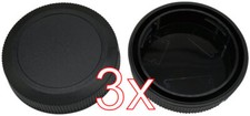 3 X Objektiv Rückdeckel