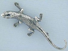Jugendstil Brosche Salamander