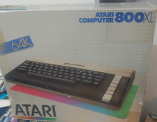 ATARI 800 XL  (w PA & TV Cables, OVP) 8-bit computer works classic 301025