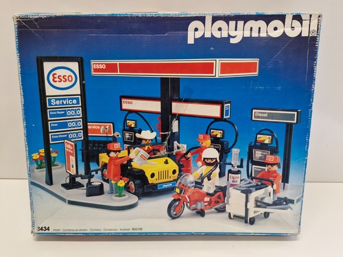 Playmobil 3434 esso tankstelle - playmobil,