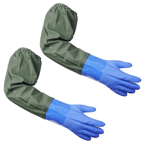 Paar gummihandschuhe lang - 1,