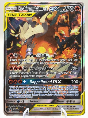 Pokémon reshiram glurak gx - &,
