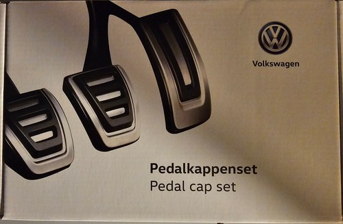 Edelstahl pedalkappenset - vw,
