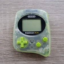 Pokemon Mini Konsole Transparent Grün Handheld Spielkonsole Nintendo