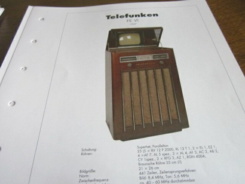 Fernseh archiv schaltplan - tv,