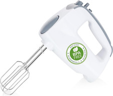 Handmixer Weiß Hand Rührgerät 6-Stufen 250W elektrisch - Emerio HM-110921.12