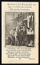 Antiker Beruf Druck -