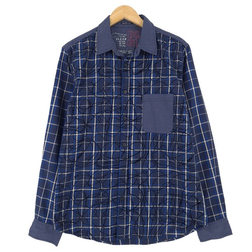 Desigual herrenhemd blau - herrenhemd,