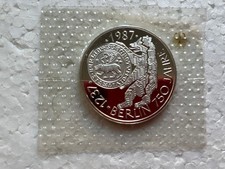 10 DM Gedenkmünze 750 Jahre Berlin, 1987 J,0,625 Silber, PP in Orig.-Noppenfolie