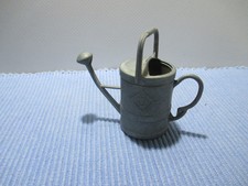 Gießkanne Deko Zinn Miniatur Setzkasten Puppenstuben Kaufmannsladen