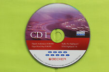 CD NAVIGATION BECKER TRAFFIC PRO DTM HIGHSPEED 7.0 SKANDINAVIEN MERCEDES PORSCHE