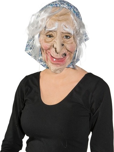 Hexenmaske mit tuch - mit, und