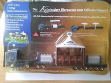 Kulmbacher SCANIA  SZ  Brauerei zum selber bauen Zaun und Pagodenzelt