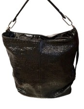 Originale LANVIN Tasche / Shoulder Bag Lackleder  Plissé  NP 1.499 EUR