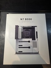 NZXT N7 B550 ATX Mainboard - Matte White, Socket AM4