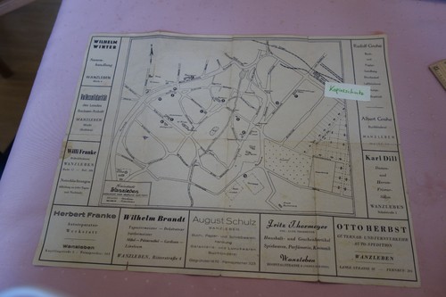 Alter stadtplan von 1947 - stadtplan,