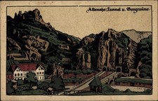 Steindruck Ak Altenahr im