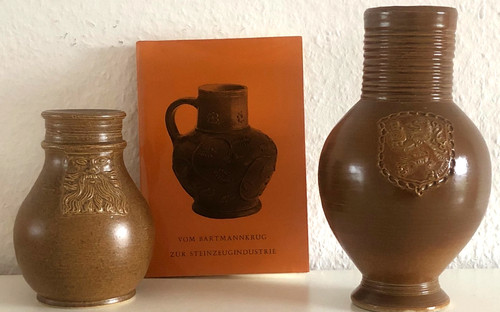 Bartmannskrüge steinzeug - steinzeug, +