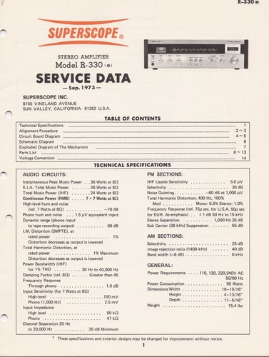 Original service manual - service,