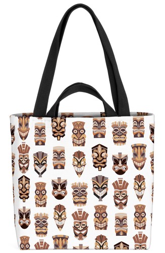 Tiki masken tasche tribal - tasche,