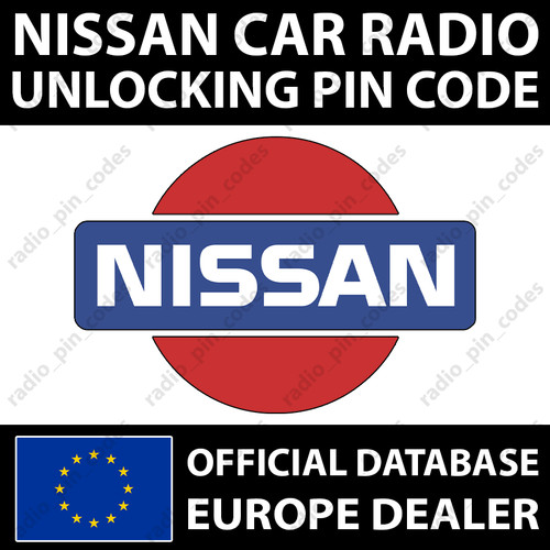 Nissan radio pin - cd, navi