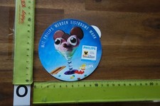 Alter Aufkleber Eiscreme Eis Ice Eismaschine PHILIPS Walt Euro Disney