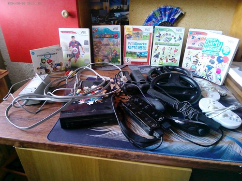 Wii set mit viel - viel, zubehör