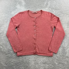 TOMMY HILFIGER Damen Cardigan Gr.L Rosa Strickjacke Pullover Sweater Oberteil