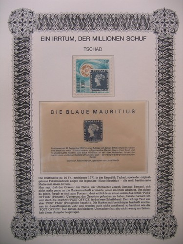 Irrtümer auf briefmarken - auf,