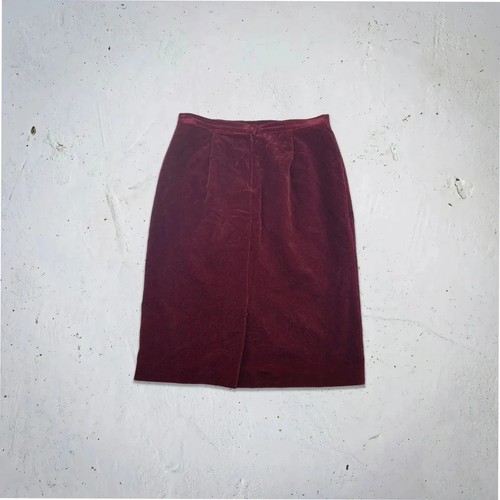 Burgunder samt rock damen - rock,