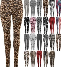 Lange Damen-Stretch-Leggings