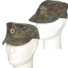Original Bundeswehr Feldmütze BW Mütze Cap Hut Schirmmütze Heer/Lw Flecktarn