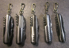 5x silberne Klappmesser