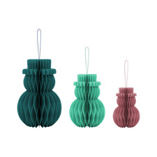 Baumschmuck "Schneemänner" 3er Set- Remember