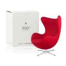 ARNE JACOBSEN  The EGG Miniatur Stuhl rot - NEU