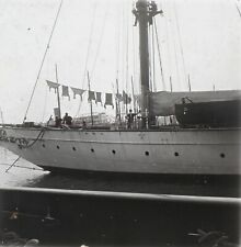 Schiff Yacht c1920 Foto Stereo