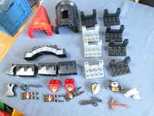 Duplo - Ersatzteile für die Ritterburg 4785 - Zinnen, Schwerter, Rüstung usw